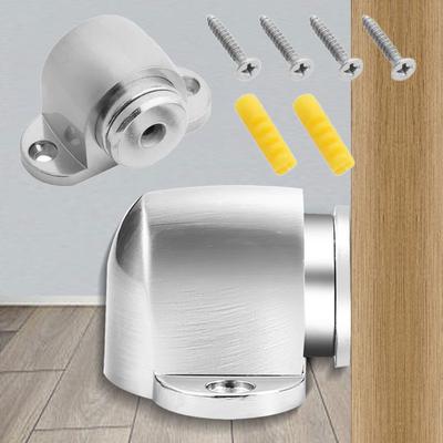Stainless Steel Magnetic Door Stop Anti-Collision Door With Door Lock Screw Mounting Base Impact Fixator