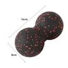 Peanut Fitness Massage Ball Set Yoga Roller Double Lacrosse Mobility Ball for Myofascial Physical Therapy Deep Tissue Massage