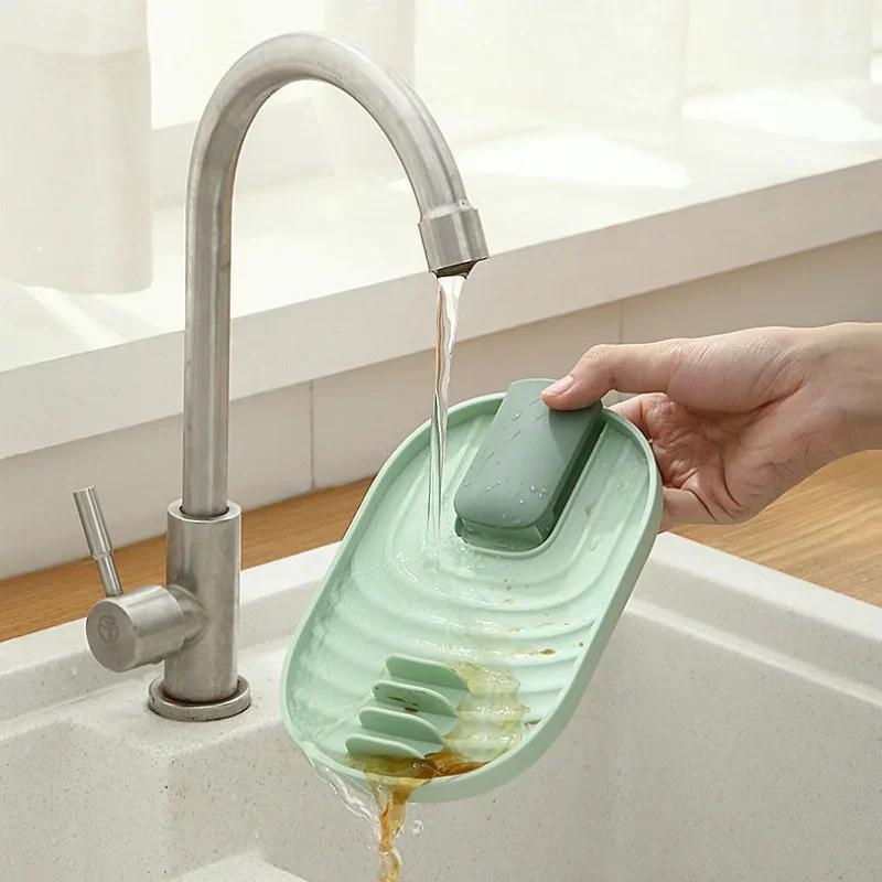 Plastic Pan Pot Cover Lid Rack Stand Spoon Holder Kitchen Tools Kitchen Spoon Holder Plastic Collapsible Support Kitchen Gadgets