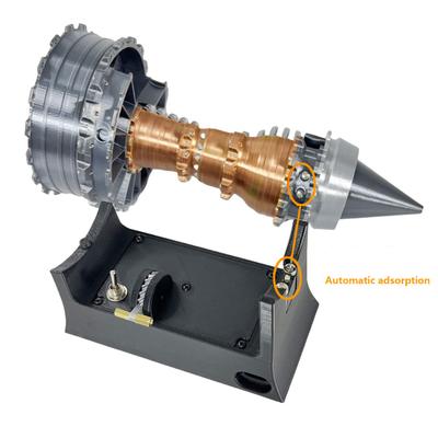 Yousheng TR900 Turbofan Engine Model Realistic Simulated Aircraft Engine Kit Collectible Turbojet Engine Model for Mechanical Science Education