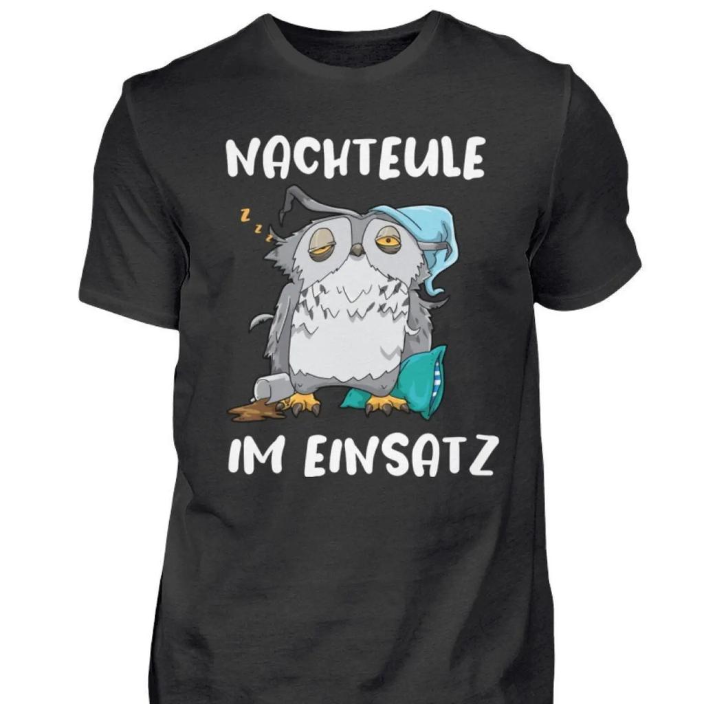 Owl T Shirt Shift Worker Night Nurse People On Duty Unisex Amp 39 S Vintage Washed Comfortable Breathable Top For Everyday Wear