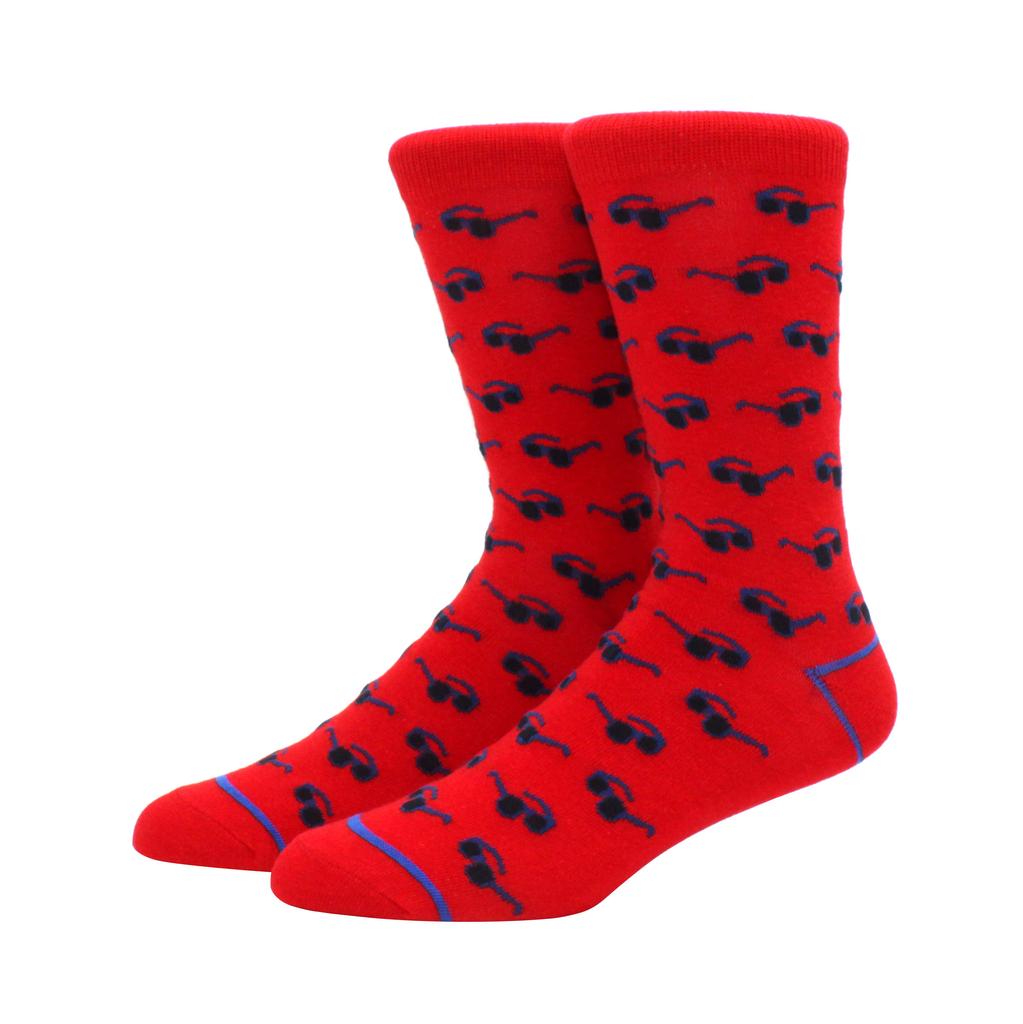 New Hiphop Cotton Men Socks Harajuku Happy Funny Animal Flamingo Penguin Chili Dress Socks for Male Wedding Christmas Gift