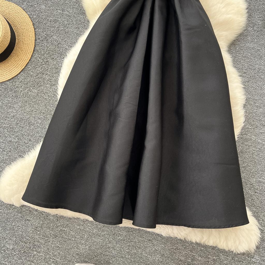 High-end Dress Female Summer Socialite Fashion V-neck Suspender Waist Satin Dress Female Slim Temperament Long Dress