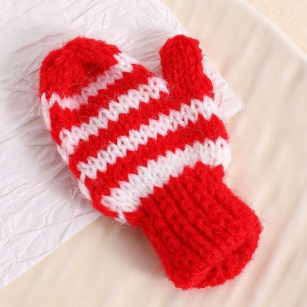 Mini Mini Knit Mittens Tiny Doll Accessories Accessories Tiny Yarn Gloves Craft