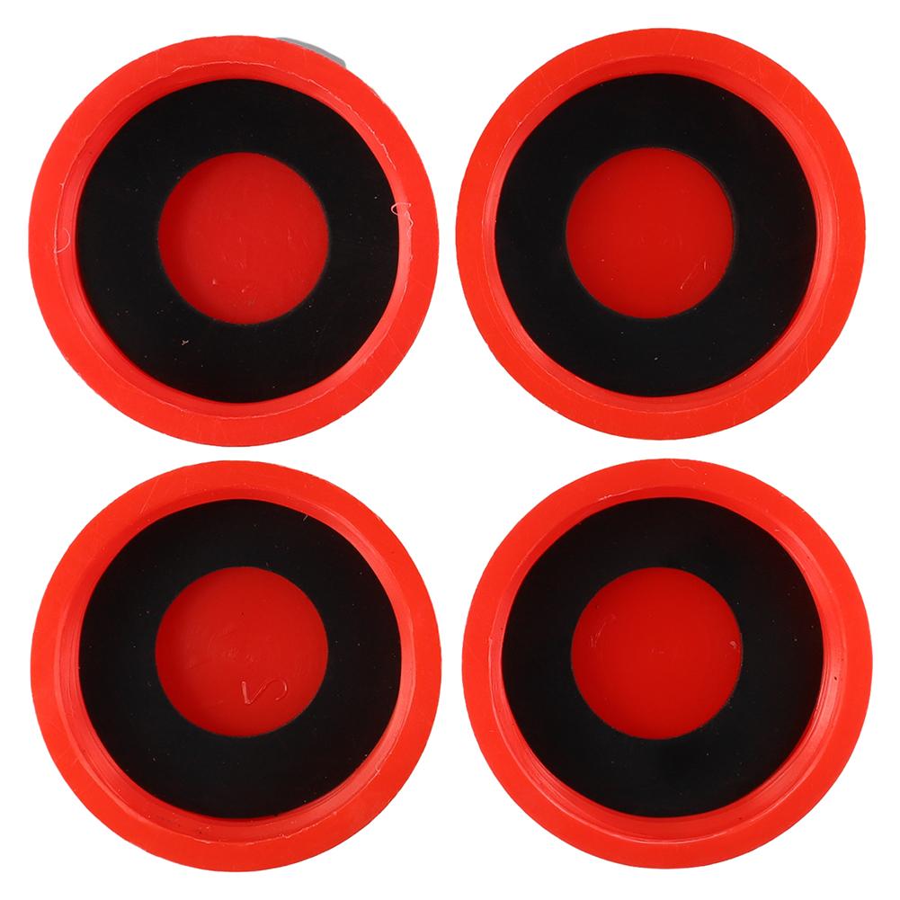 8PCS Solid Base Cap Kit 1.75" Red Coarse Thread Gas Can Replacement Gas Tank Solid Bottom Cap For Most Standard Opening Gas