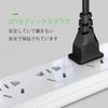 AC Power Cable TV Replacement Audio Fan Power Cable Glasses Cable for PS5/PS4/PS3 Black Multi Pow...
