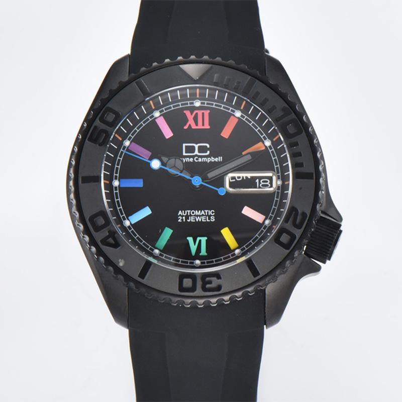 2025 new dual calendar watch personalized creative fashion waterproof luminous mechanical watch