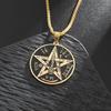 Ancient Egyptian Animal Totem Ankh Cross Pendant Necklace for Men Women Fashion Charm Lucky Riding Jewelry