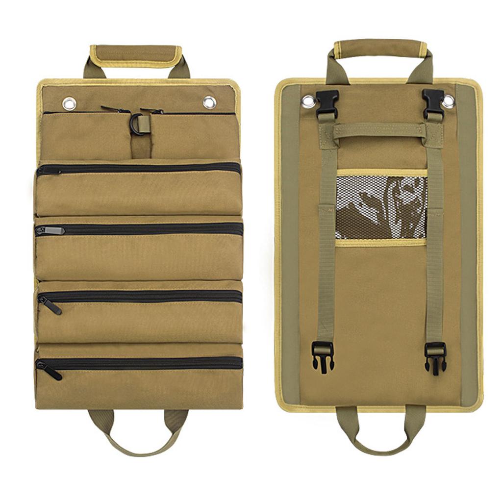 Roll Up Geantă de scule Organizator Hardware de uz casnic Husă pentru instrumente de electrician Economisire de spațiu