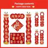 2024 Year of Dragons Couplets Multipurpose Holiday Ornaments for Hotel Bar