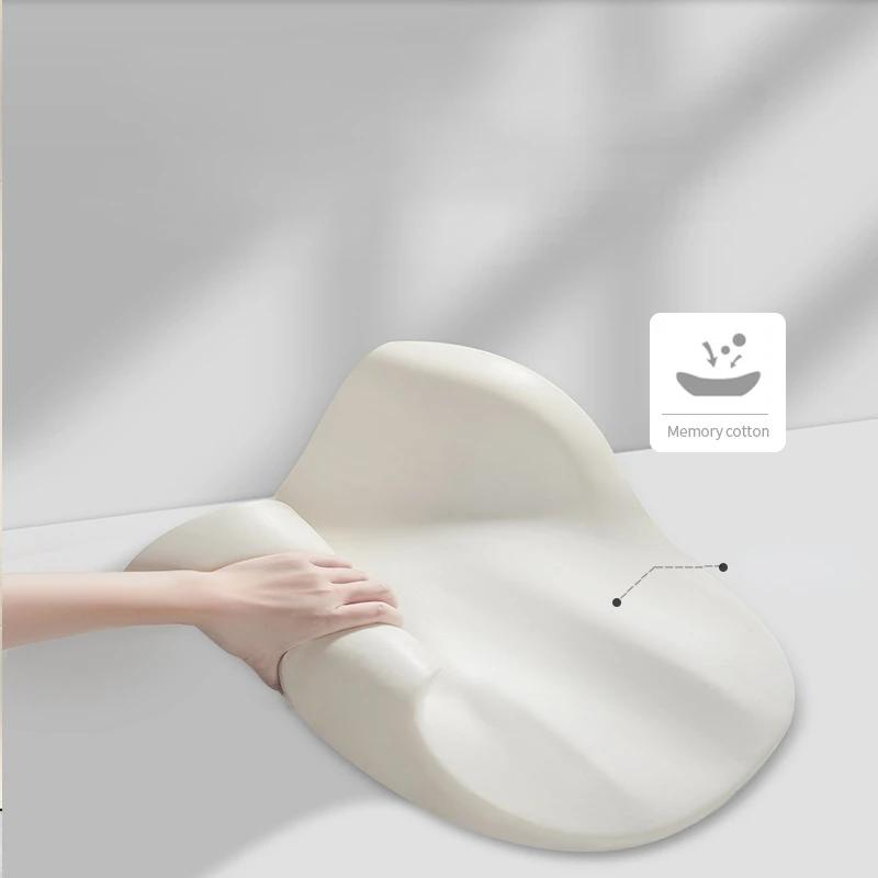 Car Neck Pillow Protection Low Back Support Memory Foam Breathable Car Headrest Cushion Relieves Pressure Travel Accessories