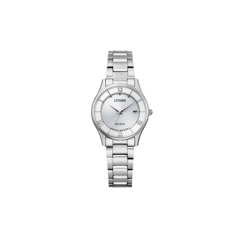 

CITIZEN 50 meters waterproof Quartz Steel Strap women s watch blue dial ES0000-79A синій