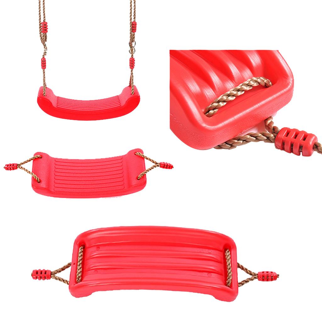 PE Plastic Swing Seat with  Rope Kids Tree Swing Seat Outdoor Indoor