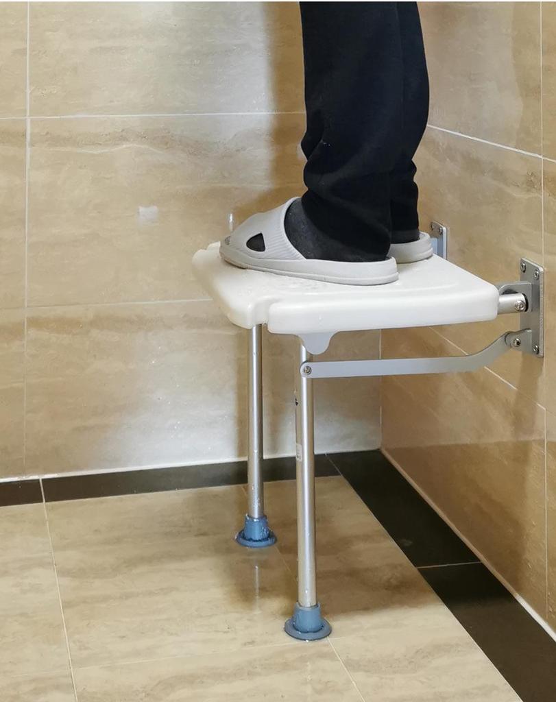 Aluminum Alloy Safety Shower Chair: Foldable Bathing Stool for Elderly & Disabled