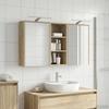 Bathroom Cabinet Set 3 pcs 116 x 16 x 62.5 cm Engineered Wood