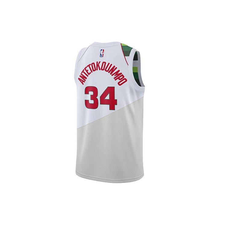Nike NBA Giannis Antetokounmpo Milwaukee Bucks 2018/19 Authentic Jersey #34 Men's BQ1165-100