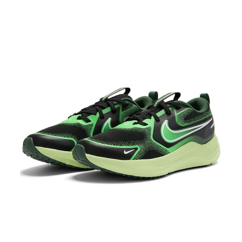 Nike Cosmic RunnerAIR FORCE 1 WILD Low top Running Shoes Black Green Unisex HM4402-009