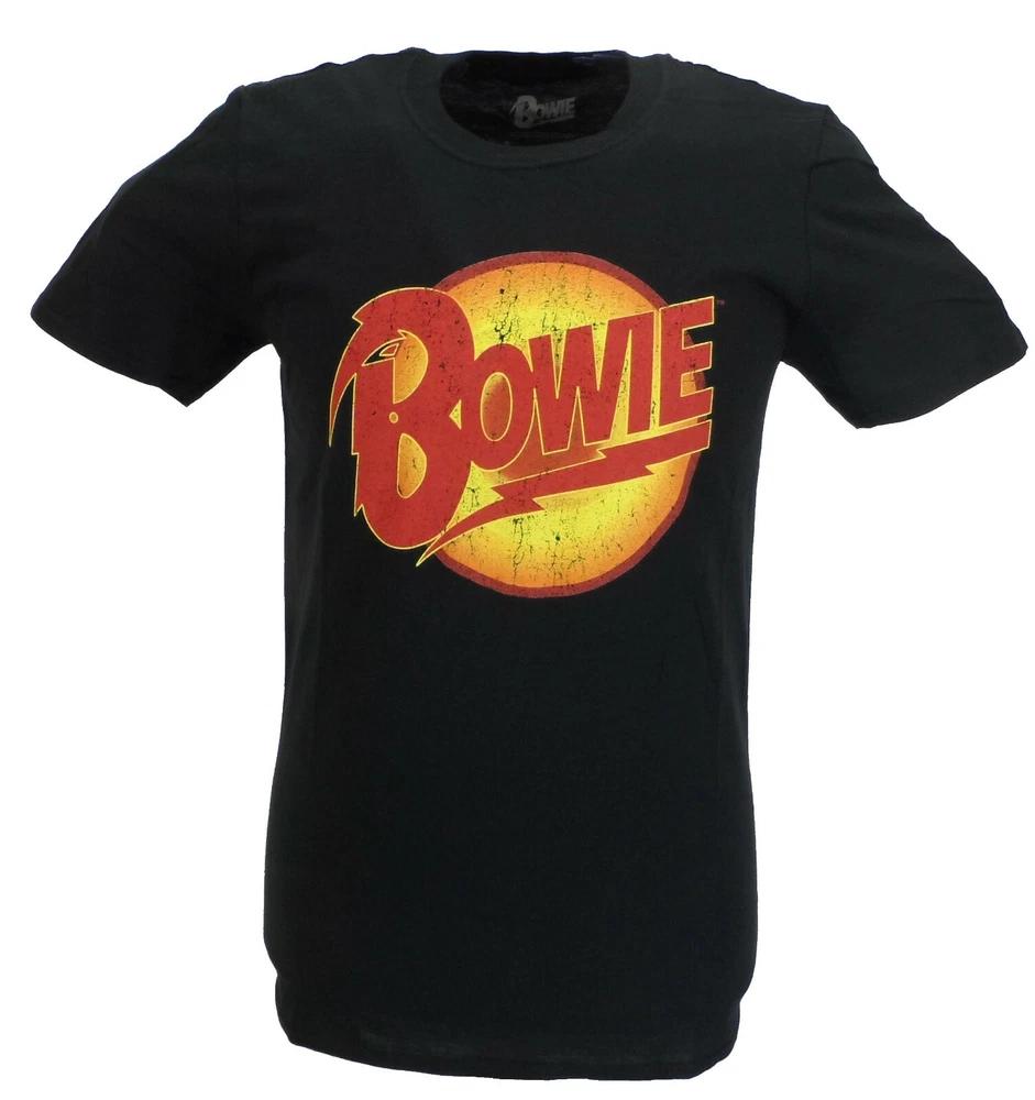 Unisexs Official Licensed David Bowie Diamond Dogs Logo T Shirt S