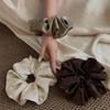 Scrunchies de Satén con Decoración de Pedrería Bandas para el Cabello con Puntos Brillantes Estrellados Diadema Fiesta de Bodas