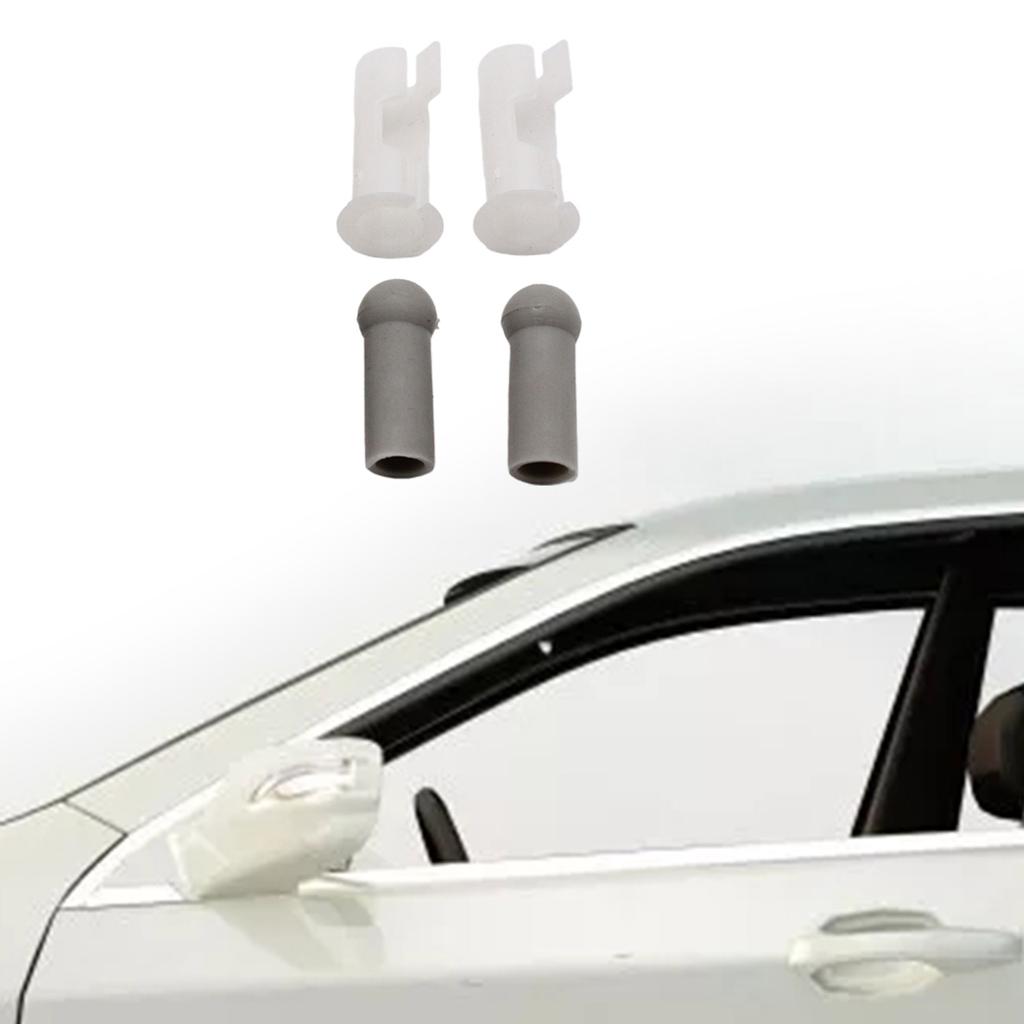Sun Visor Support End Rubber Tips & Plastic Bushings Kit for 64-81 GM Models Car Repairing Part Replacement Accessories