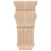 8X17X8Cm Solid Wood Column Capitals Decorative Corbels Carved Wooden Corner Brackets Furniture Overlays Home Appliques Wood Trim