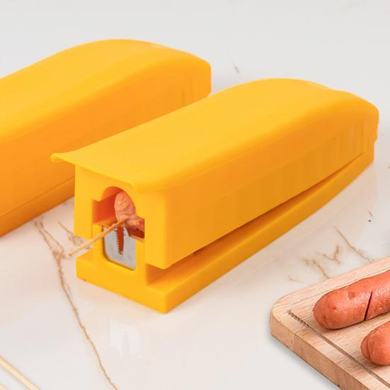 Sausage Cutter Stainless Steel Blade Hot Dog Ham Banana Peel Cutter Multifunctional