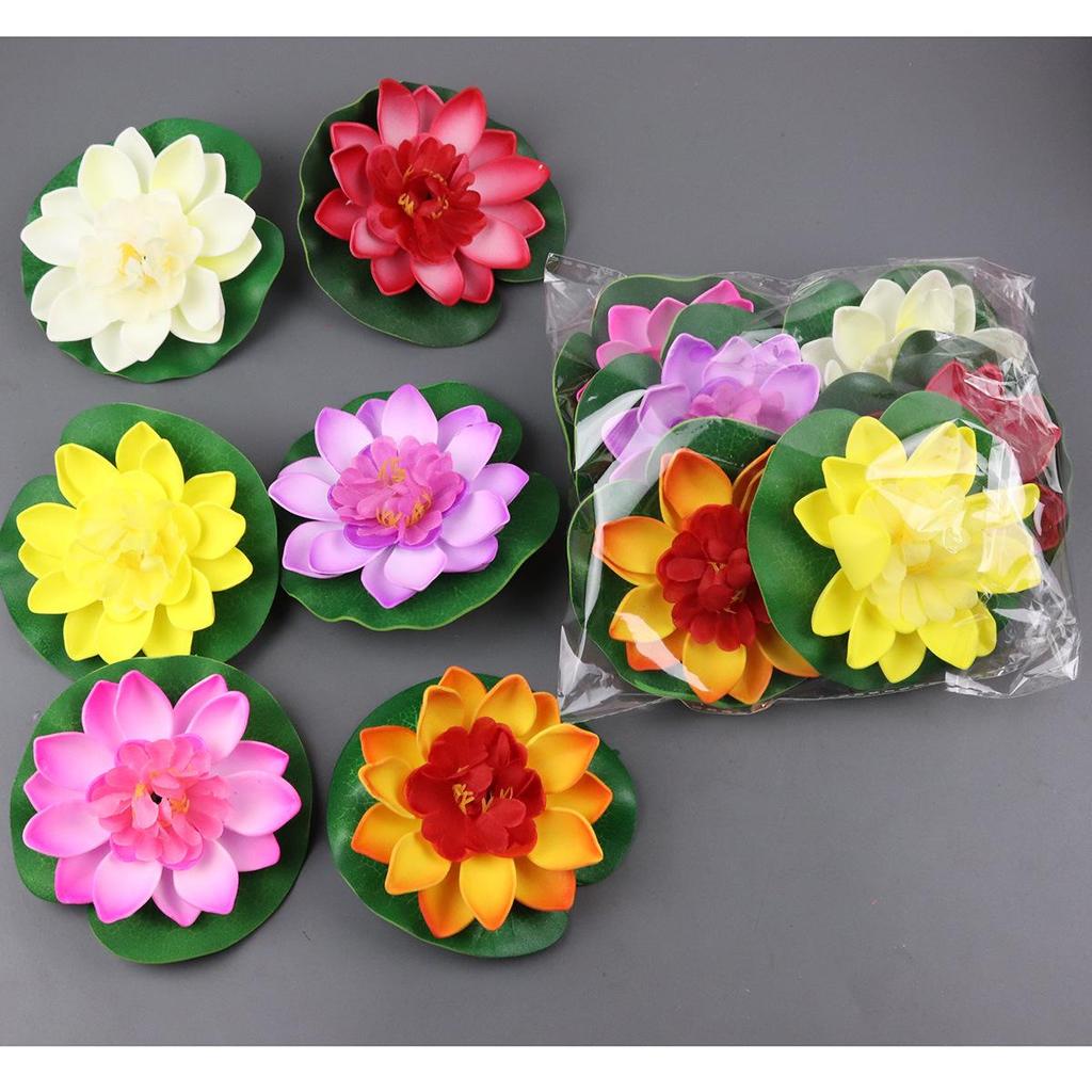 10cm Artificial Water Lily Dance Prop for Pond Decoration and Temple Offerings