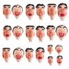 1/2/4Pcs Naked Ugly Man Squeeze Toy Stress Relief Slow Rising Ugly Face Sensory Toy Soft Stretchy Stress Ball Fidget Toy Party Favors