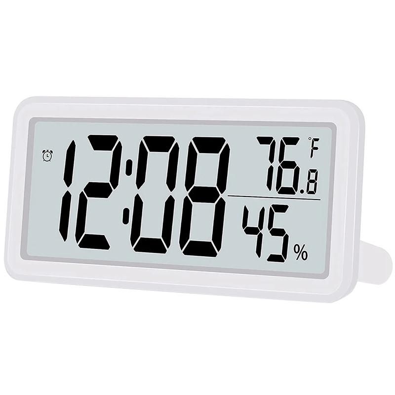 Creative Digital Alarm Clock Table Large LED Display Smart Electronic Clock for Nightstand Office Bedroom Decor A