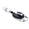 5 Stück Einziehbare Ausweis-Abzeichenrolle Ausweis-Lanyard Namensschild Karten-Ausweishalter Rollen Rückholband Schlüsselanhänger Kettenglieder