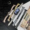 New Bling Elegant Bracelet Metal Link For XIAOMi Band 10 9 Strap For Mi Band 8 New Design Bracelet NFC Wristband Accessories