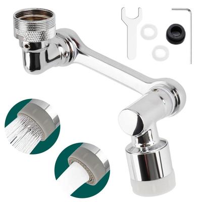 Splash Filter Faucet 1080 Degrees  Rotatable Faucet Sprayer Head Faucet Extender Aerator Sink Faucet