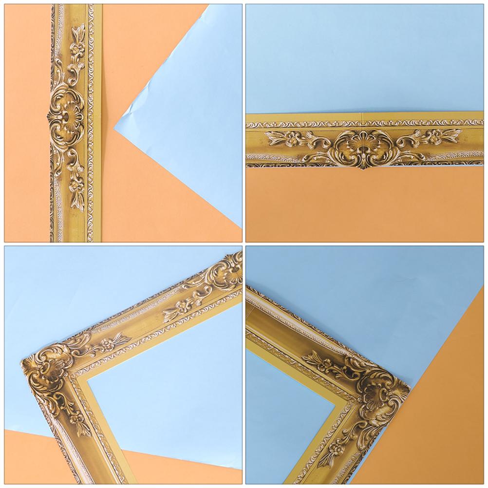 Photo Frame Props Gold Trim Decor Picture Cutout Party Supplies Booth Collage Paper Bride