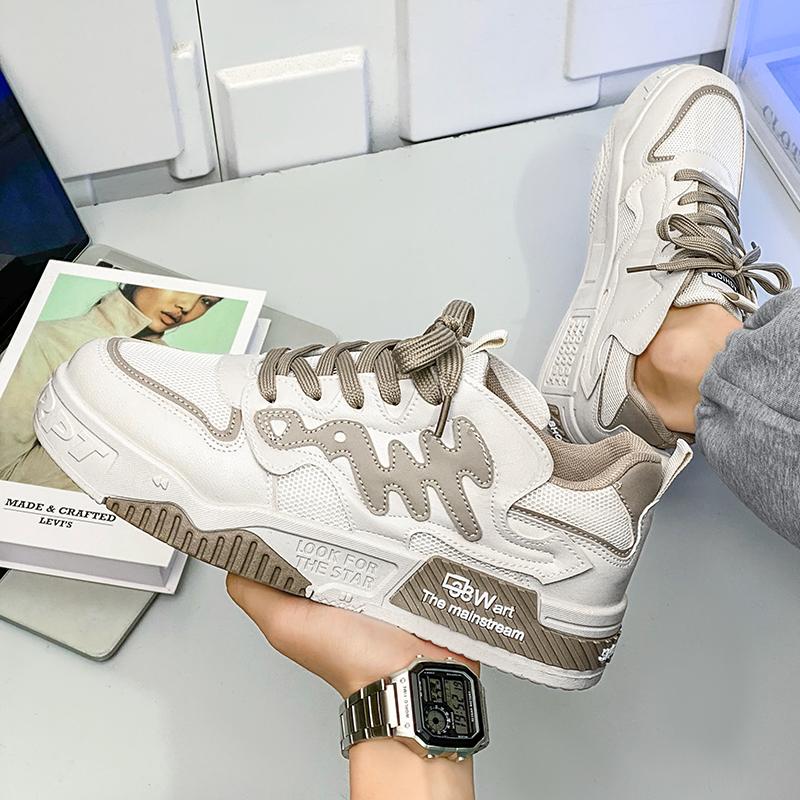 Autumn heightening sports and leisure little white board shoes thick-soled inner heightening dad shoes