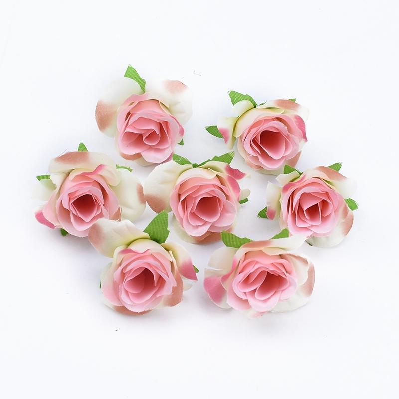 Artificial flowers Silk Roses Bud Home festival party Outdoor Garden arch Decor Diy gift candy box brooch Wedding Bridal Bouquet