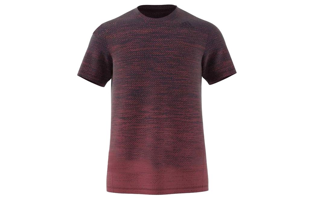 Adidas T Shirts Men's Red Crew Neck Moderate Straight Fit GC8411