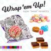New 9 Colors Foil Candy Wrappers Square 10x10cm Candy Wrapping Paper Aluminum Foil Paper