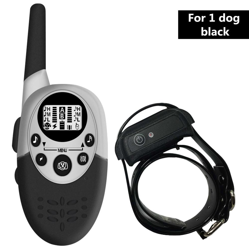 1000m Waterproof Dog Training Collar Rechargeable Anti Barking Control Sound Remind Vibration Shock Receiver
