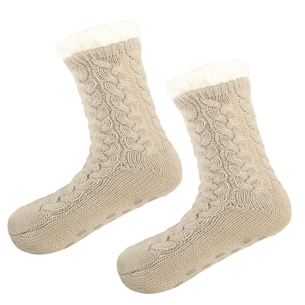 Fleece Non-slip Floor Socks Thickened Encrypted Floor Socks Non-slip Warm Sleeping Indoor Home Socks