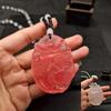 Sunlight Uv Color Change Necklace Water Drop Pendent Necklace For Women Unisex Lucky Long Pendant Sweater Chain Ornaments