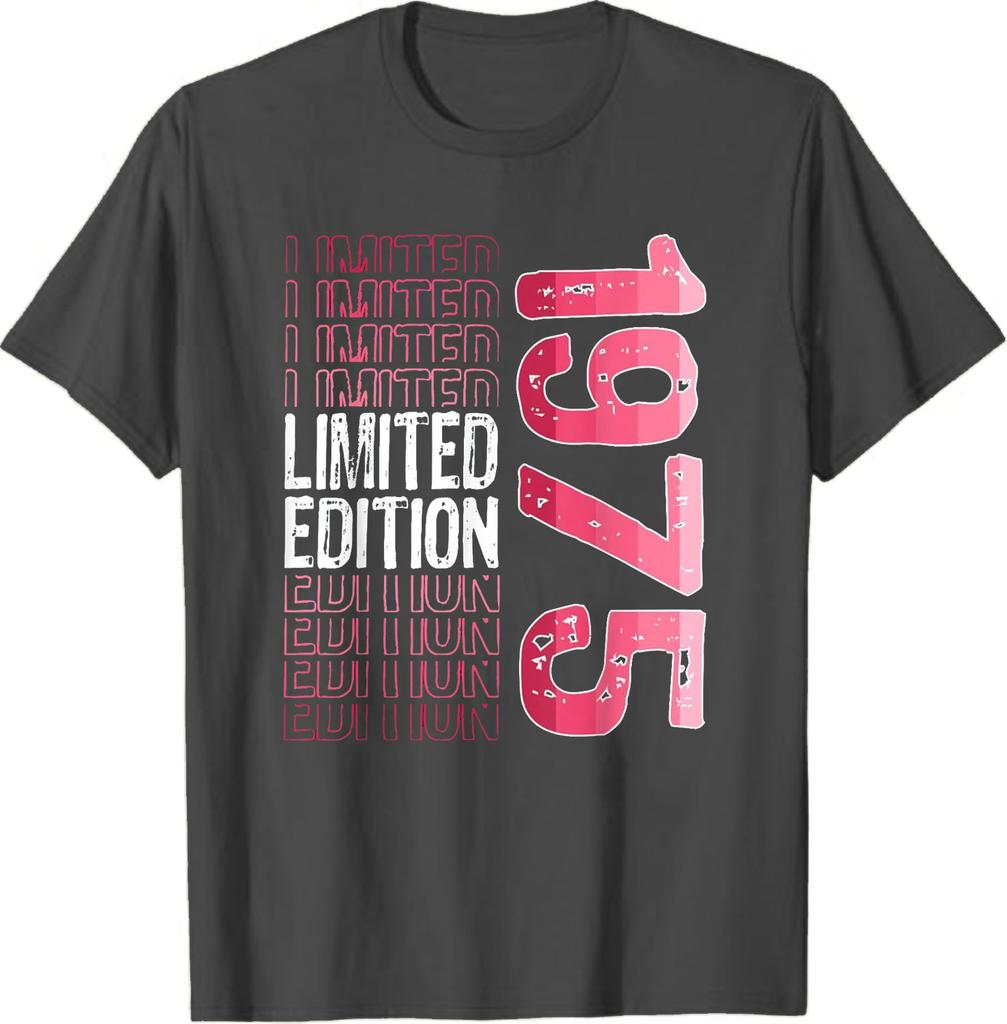 Limited Edition Vintage 1975 Retro Birthday T-Shirt Hoodie Graphic T Shirts Streetwear Casual Style Ropa Hombre Ropa Mujer