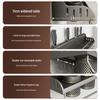 Stainless Steel Wall-Mounted Kitchen Storage Rack