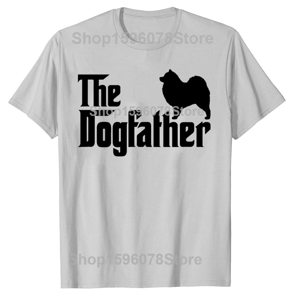 Funny Samoyed Lover Gift DogFather T Shirts Summer Style Graphic Cotton Streetwear Short Sleeve T-shirt Mens Clothing