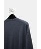YOUTH Hidden Button Round Neck Cardigan - Charcoal Gray