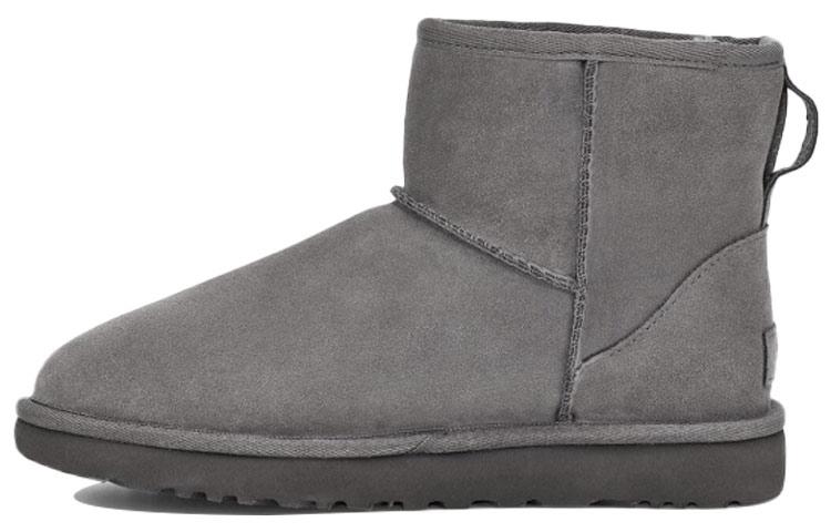 UGG Classic Mini UGG Rubber Logo Grey Women s 1108231-GREY 36