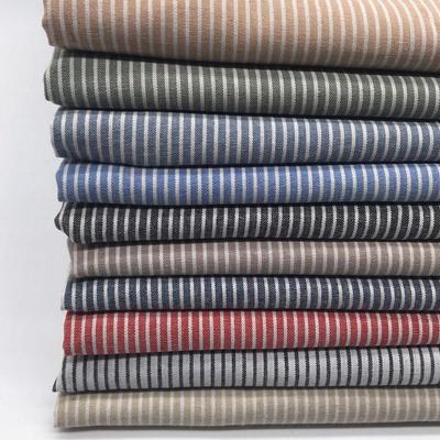 2024 Hot-Selling Pure Cotton Yarn-Dyed Striped Shirt Fabric