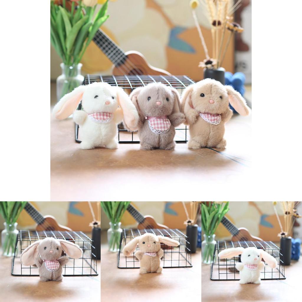 Plush Bunny Keychain Adorable Soft Toy Rabbit Bag Charm For Kids And Adults