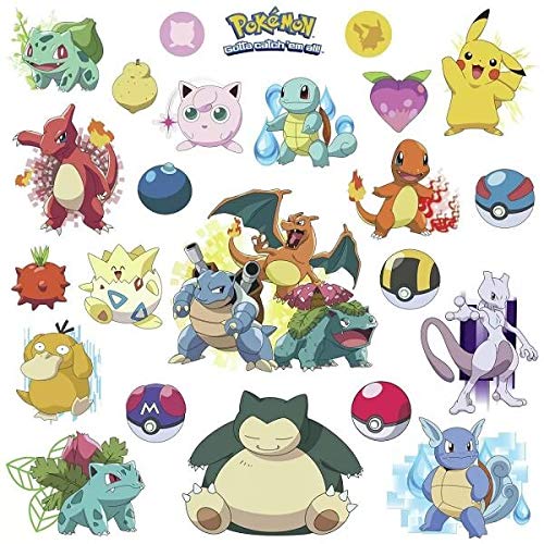 Pokemon GO Wall Stickers, Wallpaper, Wall Decals, Pocket Monsters [Parallel Import]