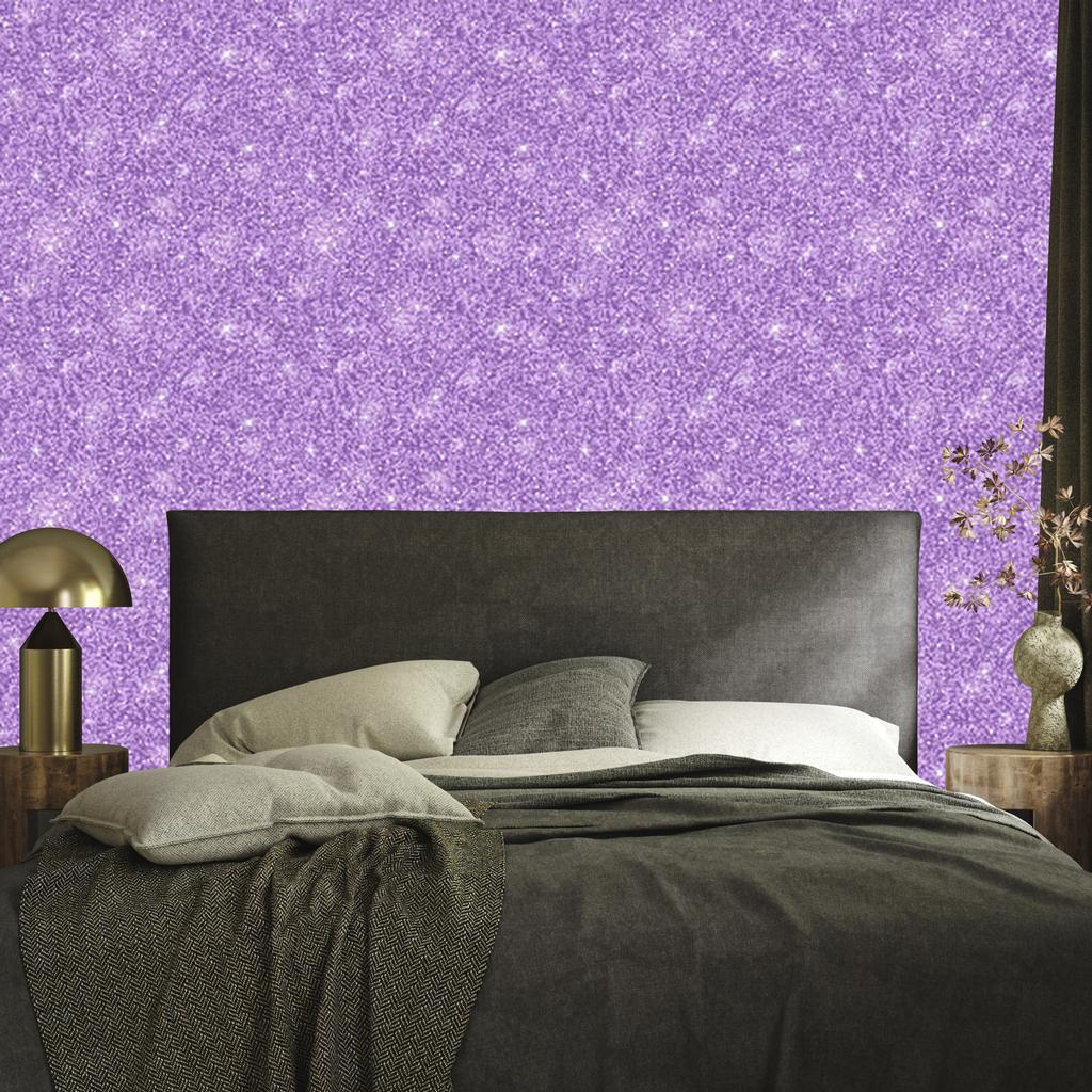 Lavender and purple glitter wallpaper for living room and bedroom 50x1000