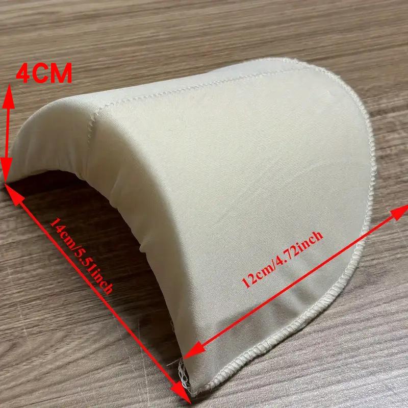 1Pair Thicken Big 35Mm Sponge Shoulder Sewing Black White Nude Shoulder Pad Sew Diy Jacket Wedding T-Shirt Garment